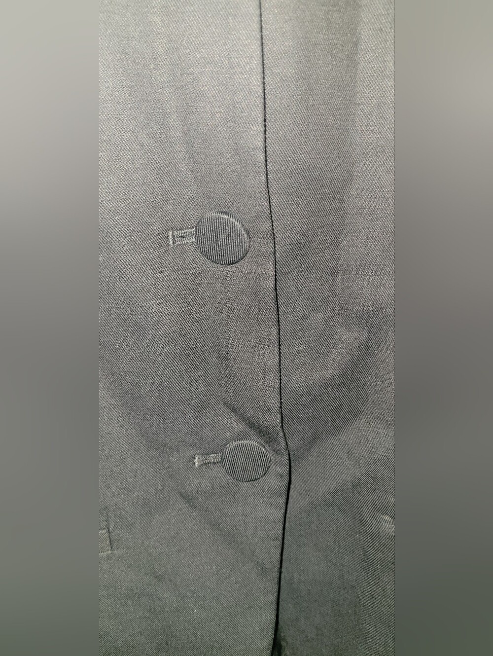 Madewell Black Sleeveless Tailored Button-Front Vest - Picture 9 of 13